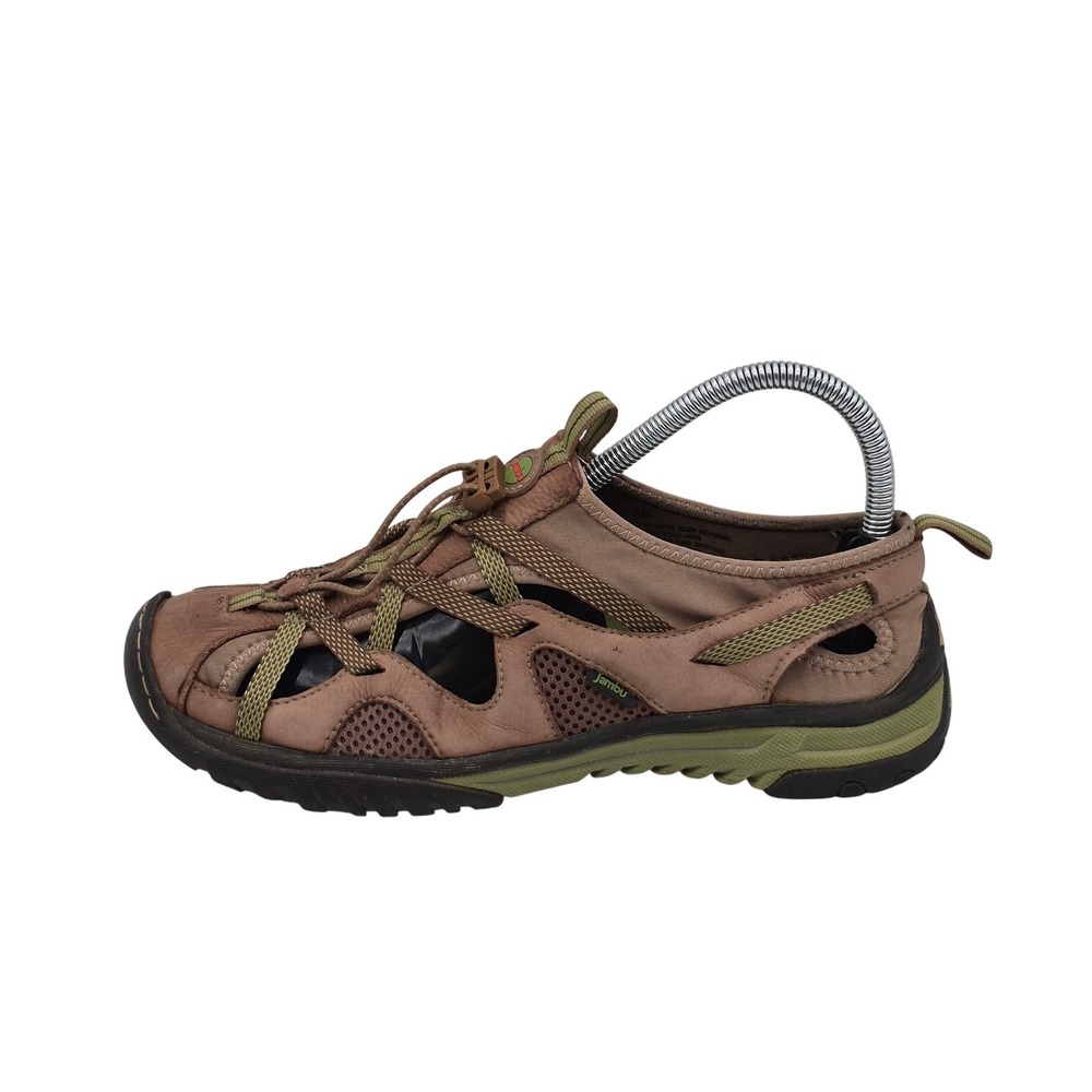 Jambu Shoes Womens Size 6 Brown Green All Terra‎ Closed Toe Sport Sandals Hiking